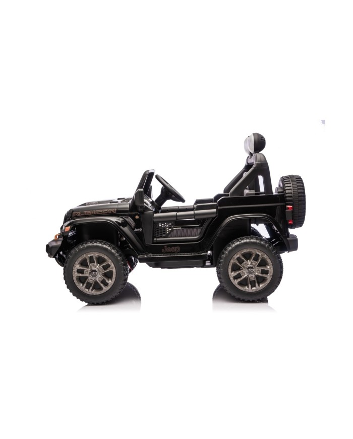 Auto Macchina Elettrica NEW Jeep Wrangler Rubicon 12V per Bambini porte apribili Con telecomando Full accessori Tappetini Nera|Toys Car