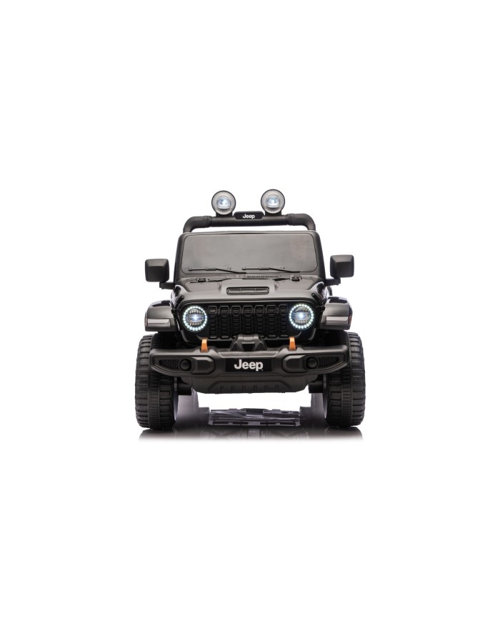 Auto Macchina Elettrica NEW Jeep Wrangler Rubicon 12V per Bambini porte apribili Con telecomando Full accessori Tappetini Nera|Toys Car