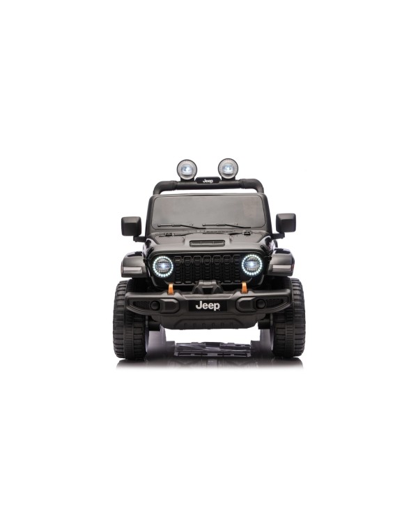Auto Macchina Elettrica NEW Jeep Wrangler Rubicon 12V per Bambini porte apribili Con telecomando Full accessori Tappetini Nera|Toys Car