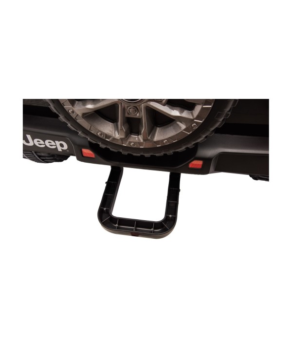Auto Macchina Elettrica NEW Jeep Wrangler Rubicon 12V per Bambini porte apribili Con telecomando Full accessori Tappetini Nera|Toys Car