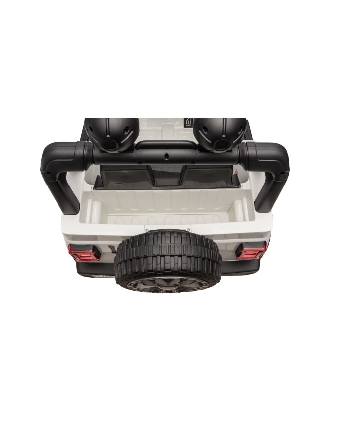 Auto Macchina Elettrica NEW Jeep Wrangler Rubicon 12V per Bambini porte apribili Con telecomando Full accessori Tappetini Bianca|Toys Car