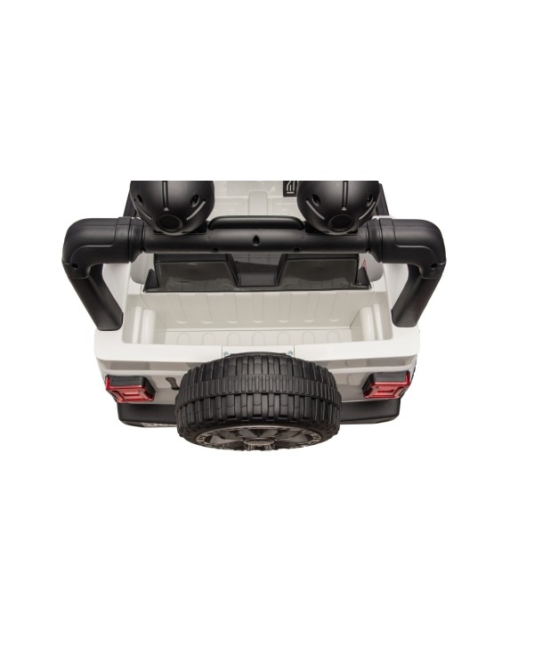 Auto Macchina Elettrica NEW Jeep Wrangler Rubicon 12V per Bambini porte apribili Con telecomando Full accessori Tappetini Bianca|Toys Car