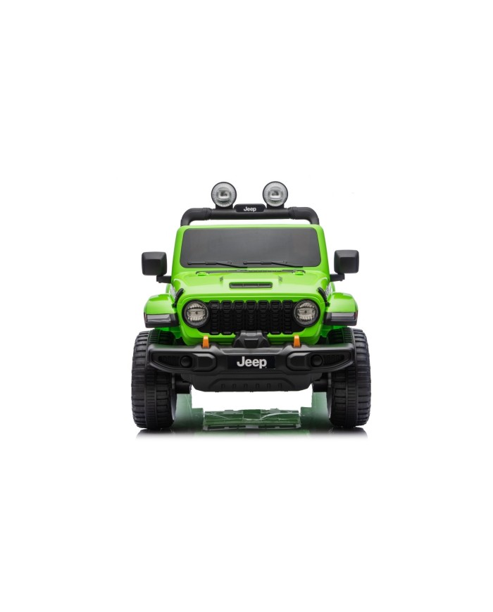 Auto Macchina Elettrica NEW Jeep Wrangler Rubicon 12V per Bambini porte apribili Con telecomando Full accessori Tappetini Verde|Toys Car