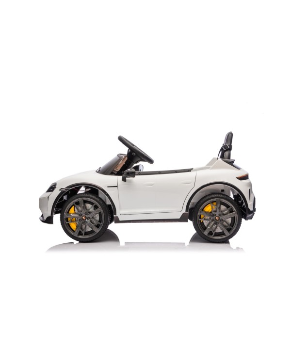 Auto Elettrica Bambini 12V Porsche Taycan Turbo S con Telecomando Porte Apribili, Bluetooth Luci LED e Tappetini|Toys Car