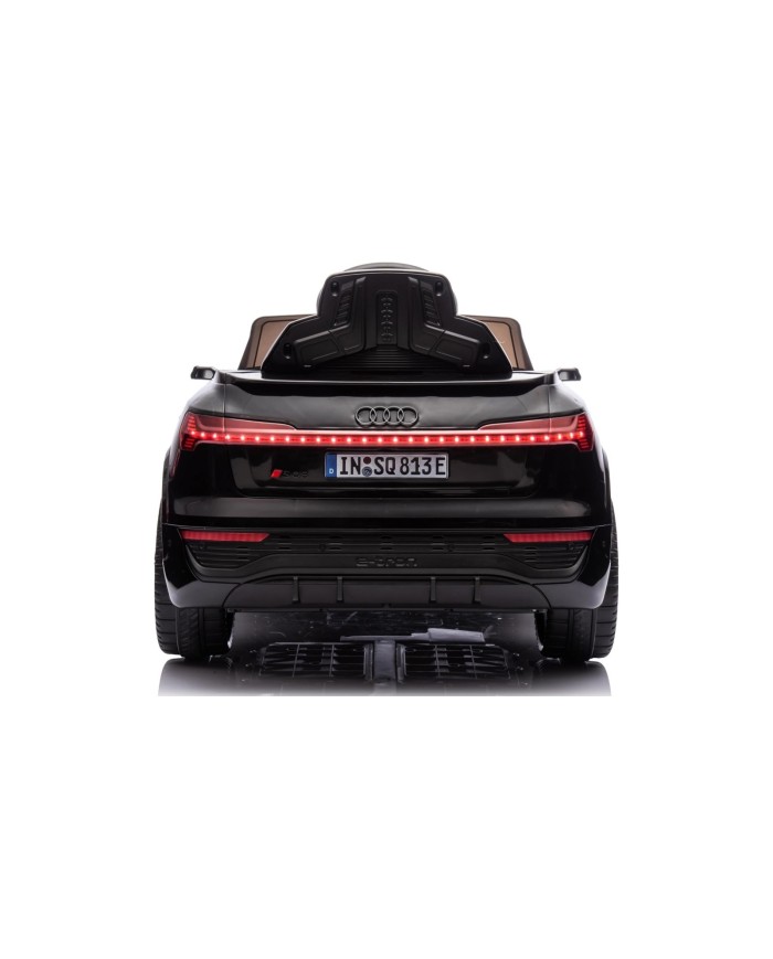 Auto Macchina Elettrica per Bambini 12V Audi SQ8 e-tron Sedile Pelle con Telecomando Cintura di Sicurezza Porte Apribili