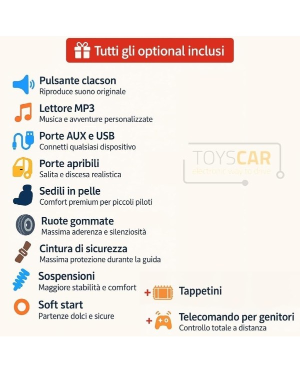 Auto Macchina Elettrica Jeep Wrangler Rubicon 12V per Bambini porte apribili Con telecomando Full accessori (Bianca)|Toys Car
