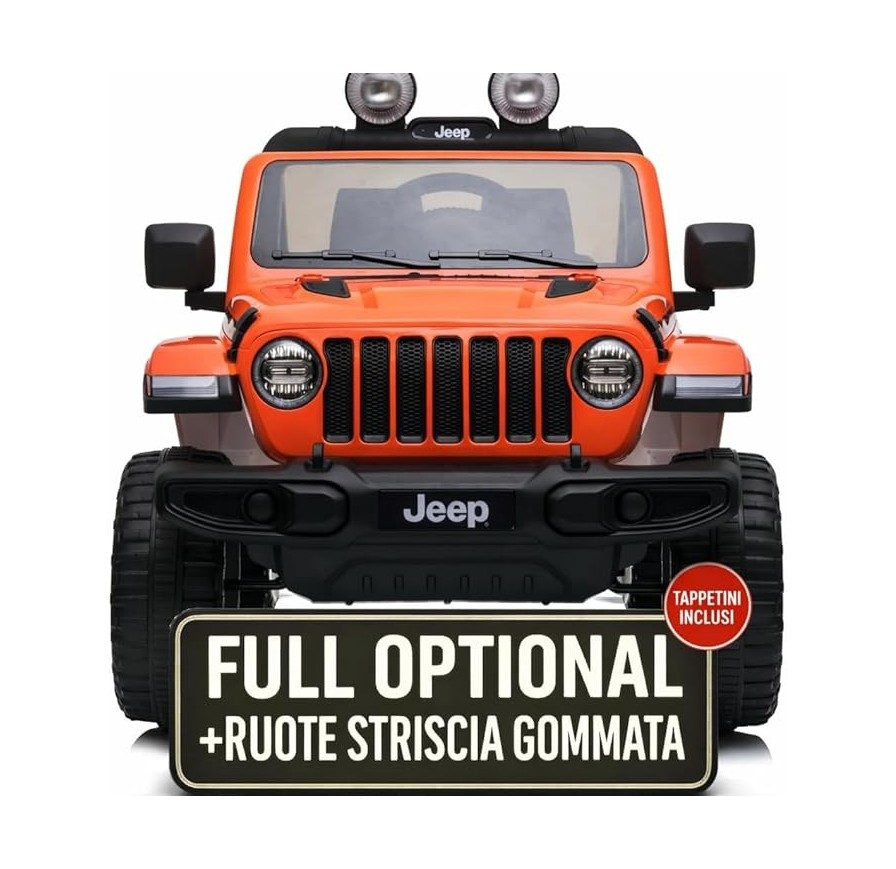 auto Jeep Wrangler Rubicon 12V Auto Elettrica Bambini | Toyscar